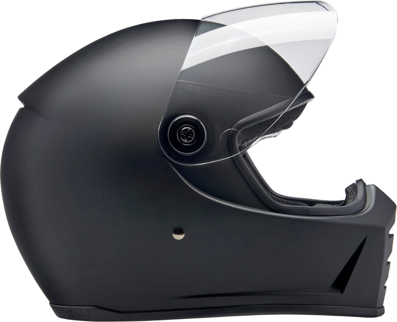 BILTWELL Lane Splitter Helmet - Flat Black - Small 1004-201-502