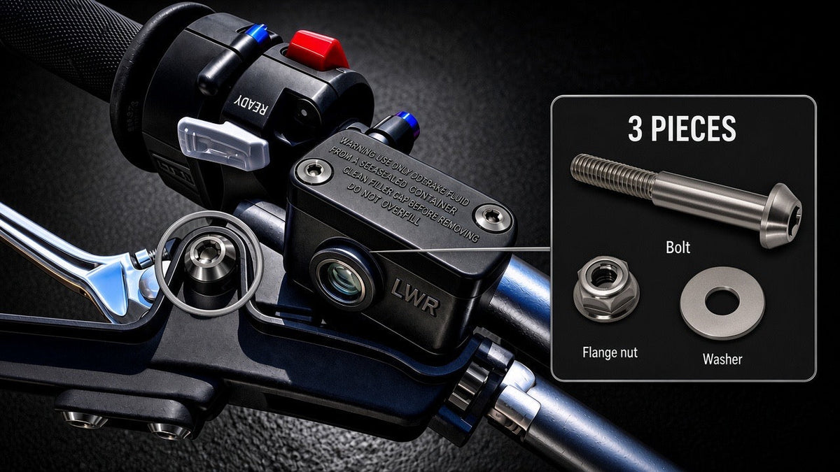 Titanium Surron Ultra Bee Brake Lever Pivot Bolt