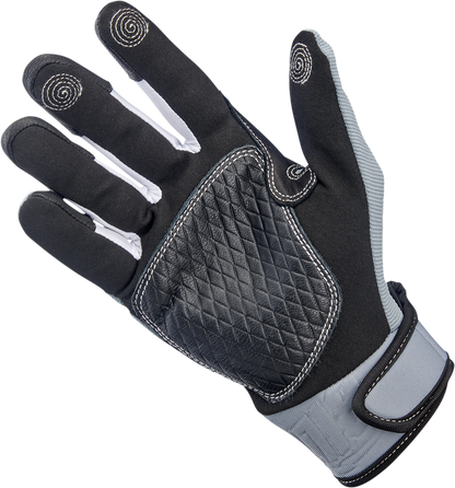 BILTWELL Baja Gloves - Gray - XS 1508-1101-301