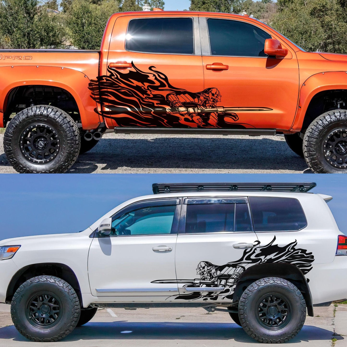 Samurai Warrior Graphic Car Decal Sticker. #6933