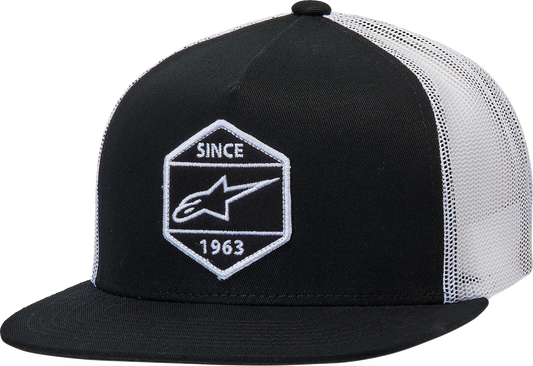 ALPINESTARS Bolt Trucker Hat - Black/White - One Size 1213810141020OS