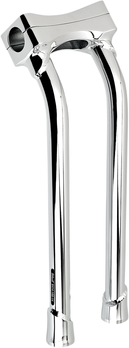 BILTWELL Risers - Murdock - Oversized - Pullback - 14" - Chrome 6414-105-14