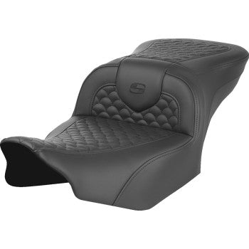 SADDLEMEN Roadsofa™ Seat - Dragon Scale Stitch - w/o Backrest - FLTR/FLHX '23-'24 823-07-20800
