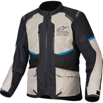 ALPINESTARS Andes Air Drystar® Jacket - Black/Laurel Gray/Bright Blue - 4XL 3207924-1479-4XL