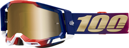 100% Racecraft 2 Goggles - United - True Gold 50010-00009