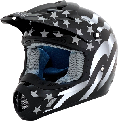 AFX FX-17 Helmet - Flag - Stealth - XL 0110-2366
