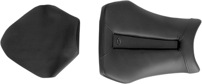 SADDLEMEN Gel Channel Track Carbon Fiber Sport Seat - Black - S1000RR 0810-BM20