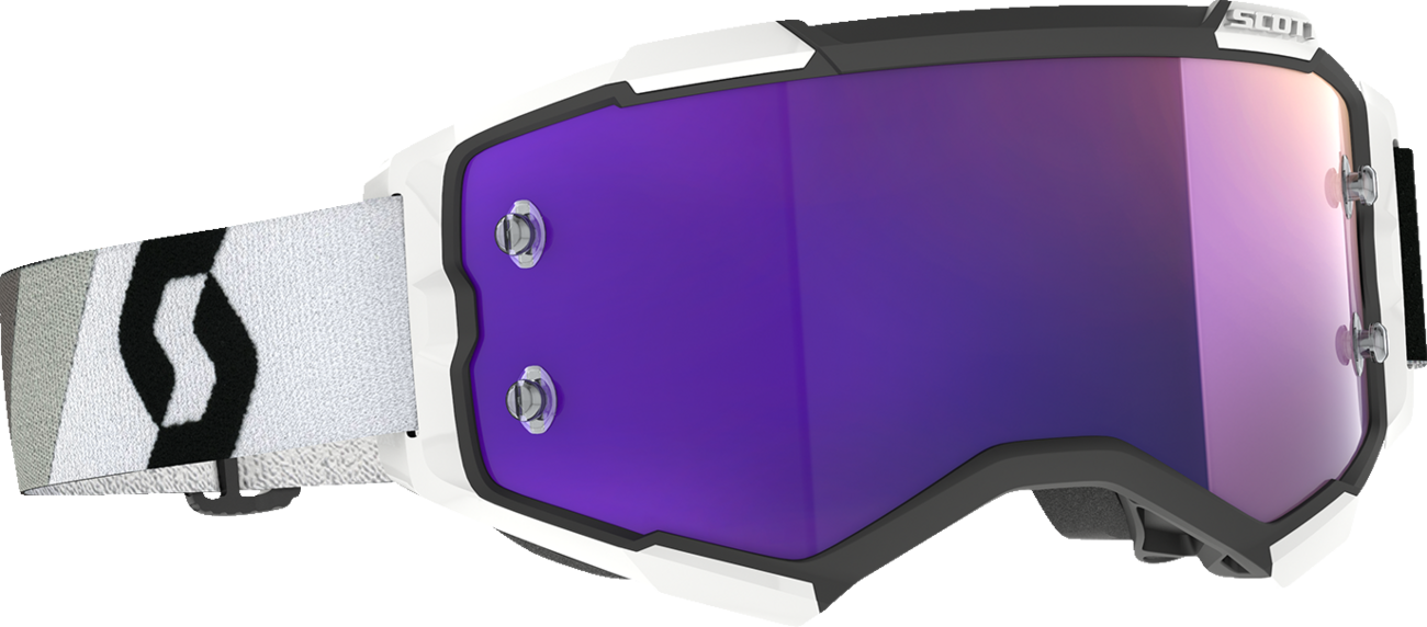 SCOTT Fury Goggle - Premium Black/White - Purple Chrome 272828-7702281