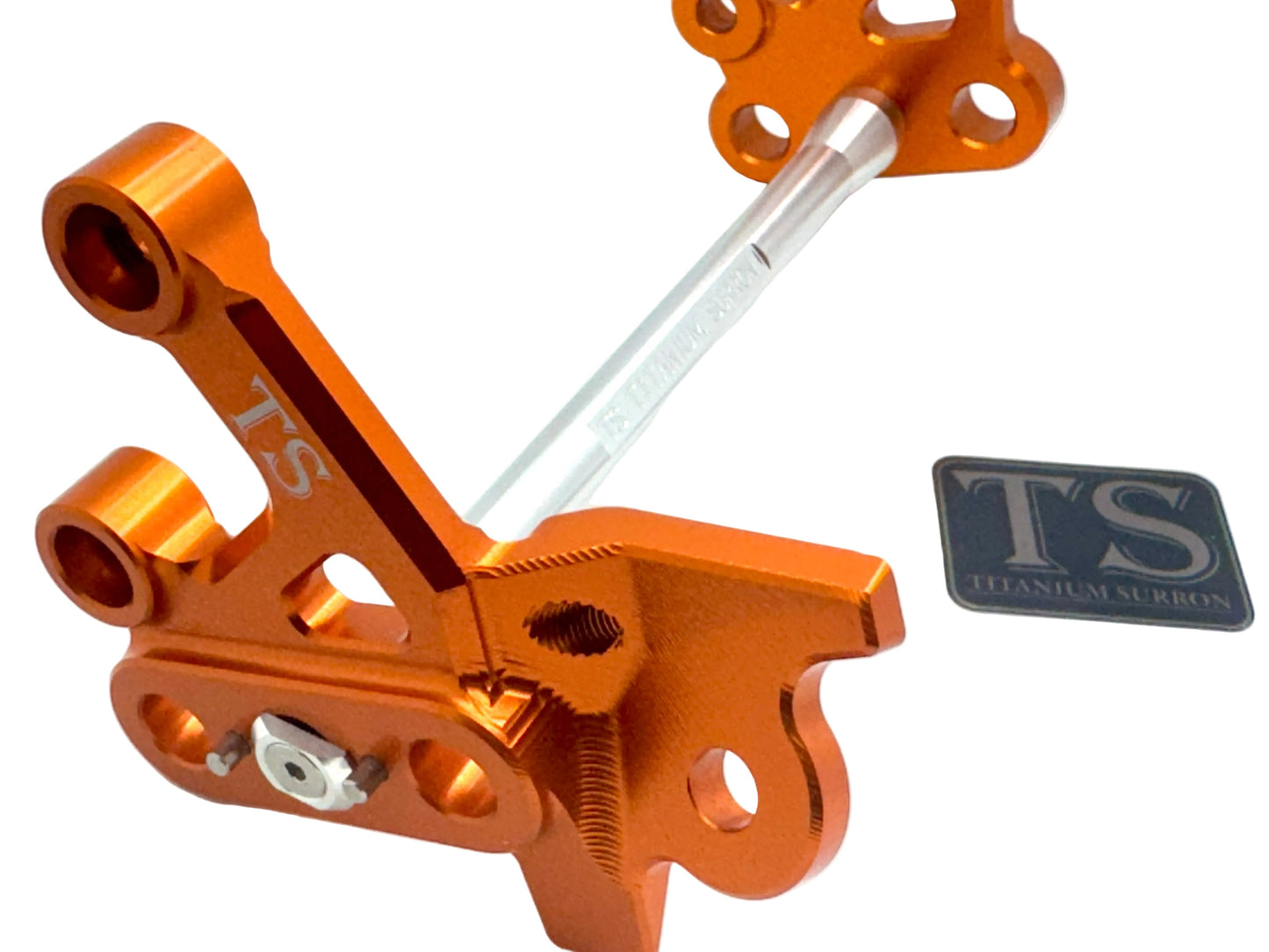 Custom CNC Aluminum Footpeg Bracket Assembly E-Ride Pro