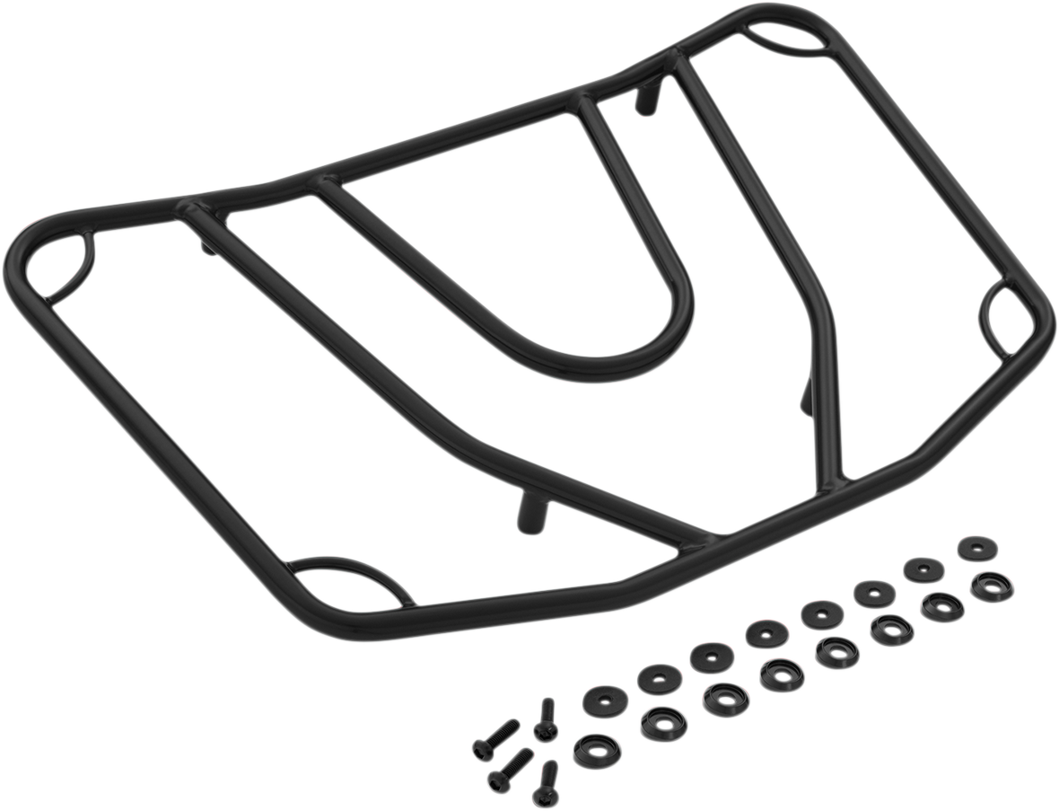 SHOW CHROME Tour Trunk Luggage Rack - Satin Black 41-355BK