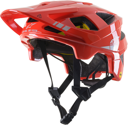 ALPINESTARS Vector Tech Helmet - Bright Red/Light Gray Glossy - MIPS® - Medium 8700721-3199-MD