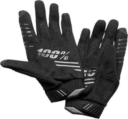 100% R-Core Gloves - Black - Large 10027-00002