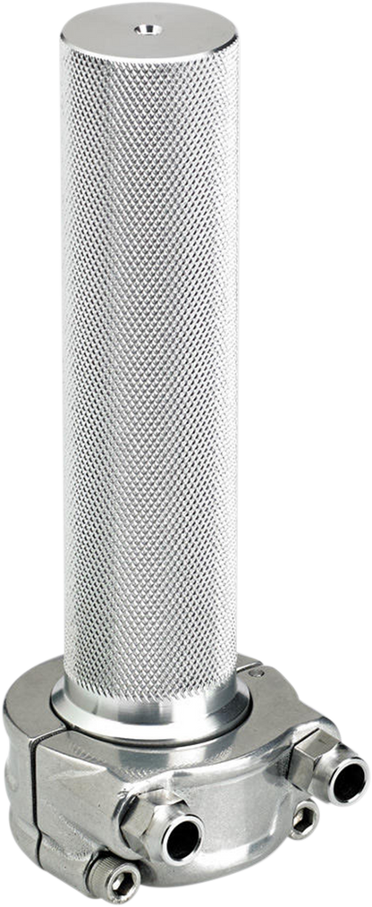 BILTWELL Throttle - Dual Cable - Whiskey - Polished 6602-303-01