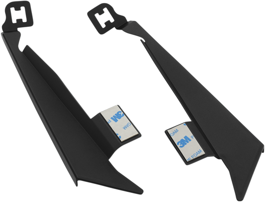 SHOW CHROME Fender Filler - Black - Rear 52-931