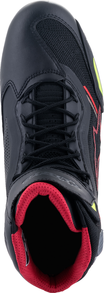 ALPINESTARS Faster-3 Rideknit® Shoes - Black/Red/Yellow - US 10.5 251031913611