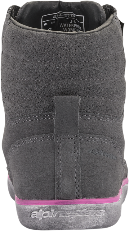 ALPINESTARS J-6 Waterproof Women's Shoes - Gray/Pink - US 10.5 2542220909511