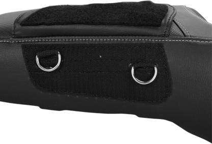 SADDLEMEN Adventure Tour Seat - One-Piece - Standard - Stitched - Black - Tiger 800 0810-T119