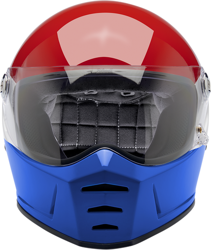 BILTWELL Lane Splitter Helmet - Gloss Podium Red/White/Blue - XL 1004-549-105