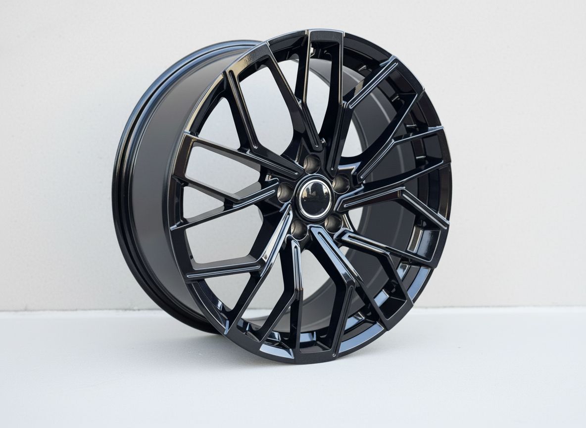 AU18 19x8.5 5x112 +32 66.6 Gloss Black