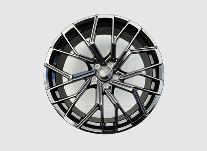 AU18 19x8.5 5x112 +32 66.6 Gloss Black