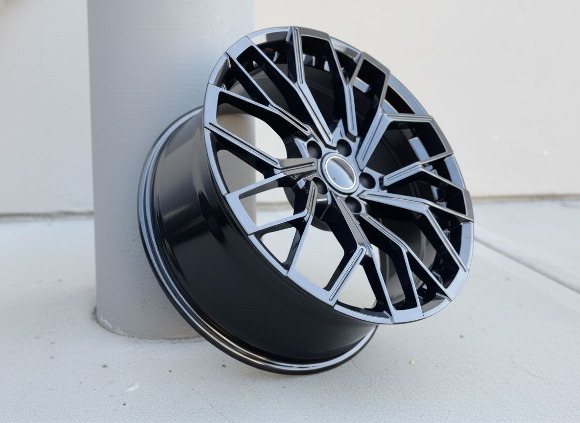 AU18 19x8.5 5x112 +32 66.6 Gloss Black