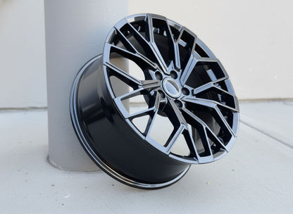 AU18 20x9 5x112 +32 66.6 Gloss Black