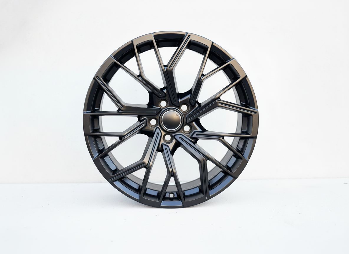 AU18 20x9 5x112 +32 66.6 Matte Black
