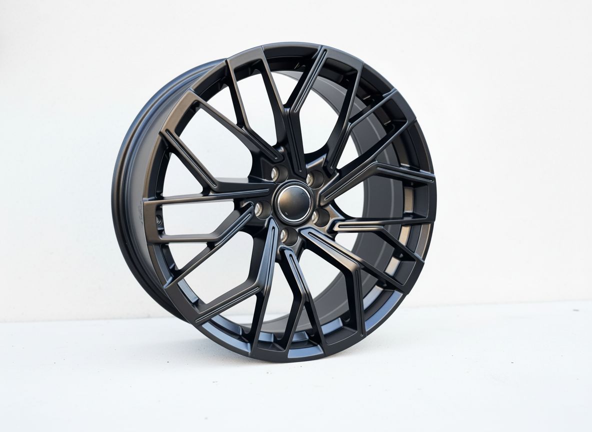 AU18 22x10 5x112 +26 66.6 Matte Black