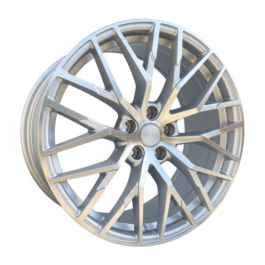 AU1 20x9.0 5x112 +32 66.6 Silver Machined Face