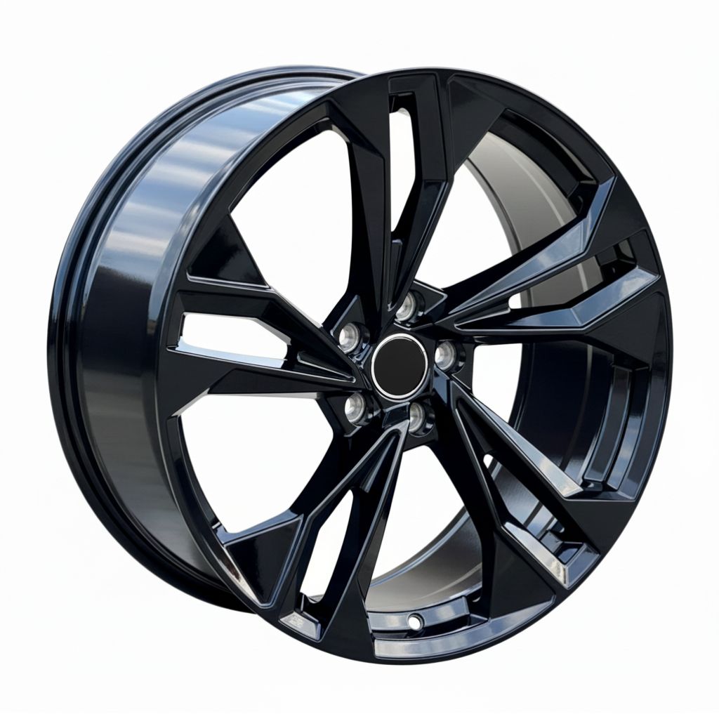 AU12 20x9 5x112 +32 66.6 Gloss Black