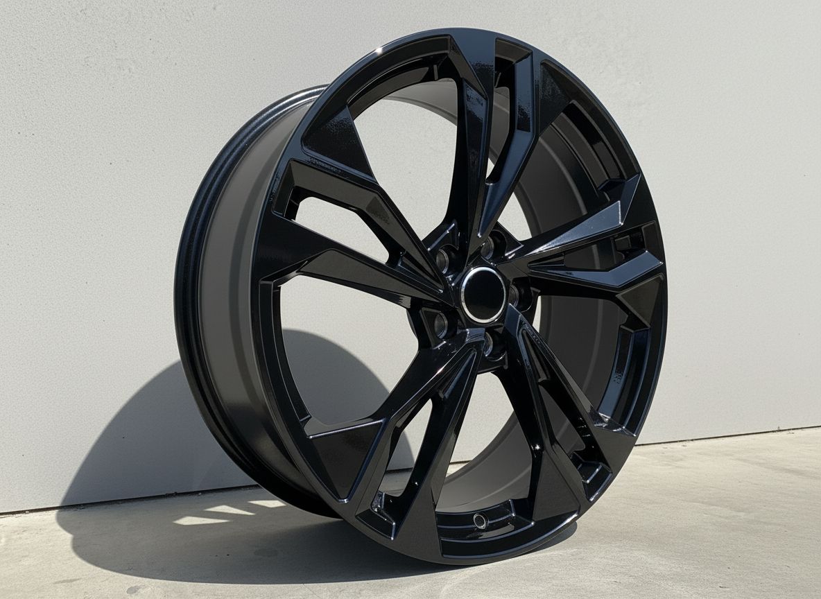 AU12 19x8.5 5x112 +32 66.6 Gloss Black