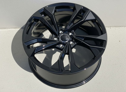 AU12 19x8.5 5x112 +32 66.6 Gloss Black