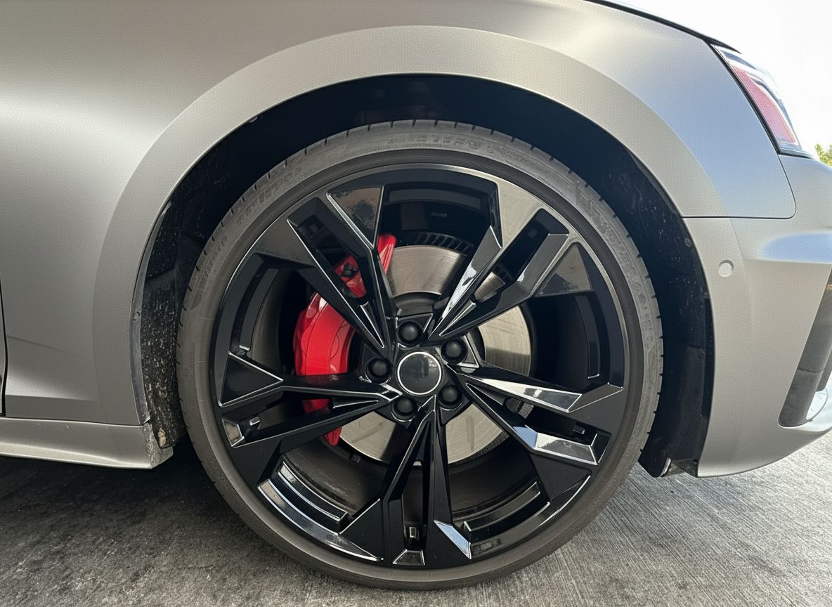 AU12 19x8.5 5x112 +32 66.6 Gloss Black