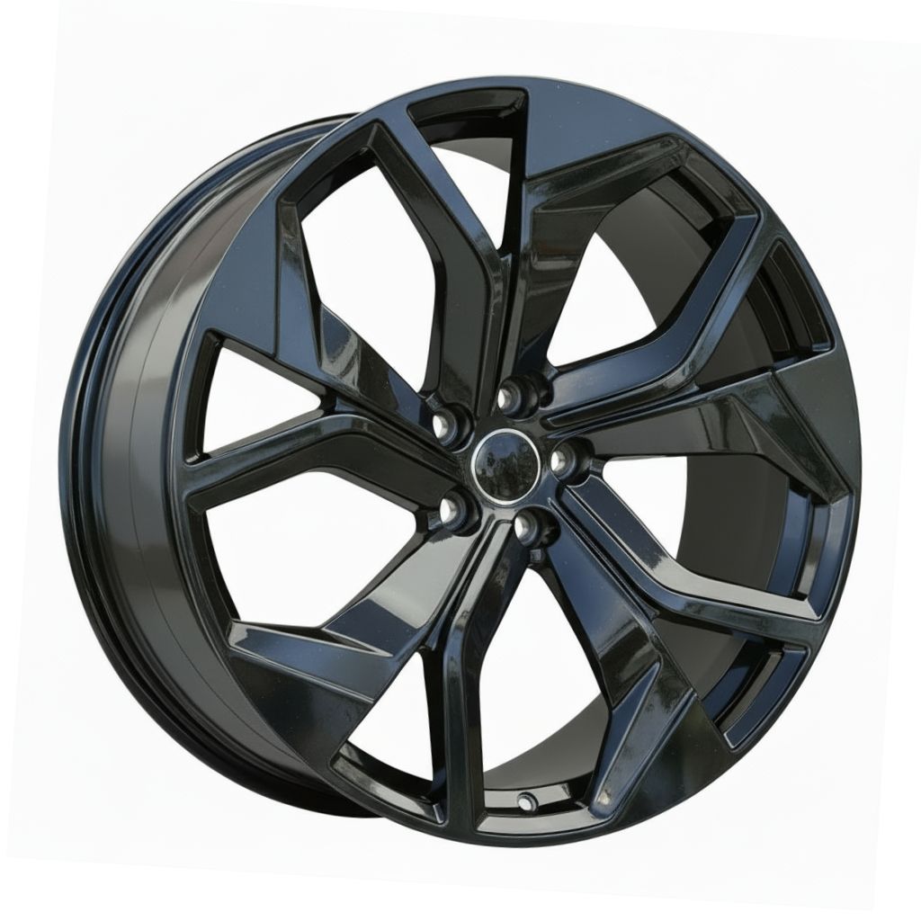 AU13 21x9.5 5x112 +26 66.6 GLOSS BLACK