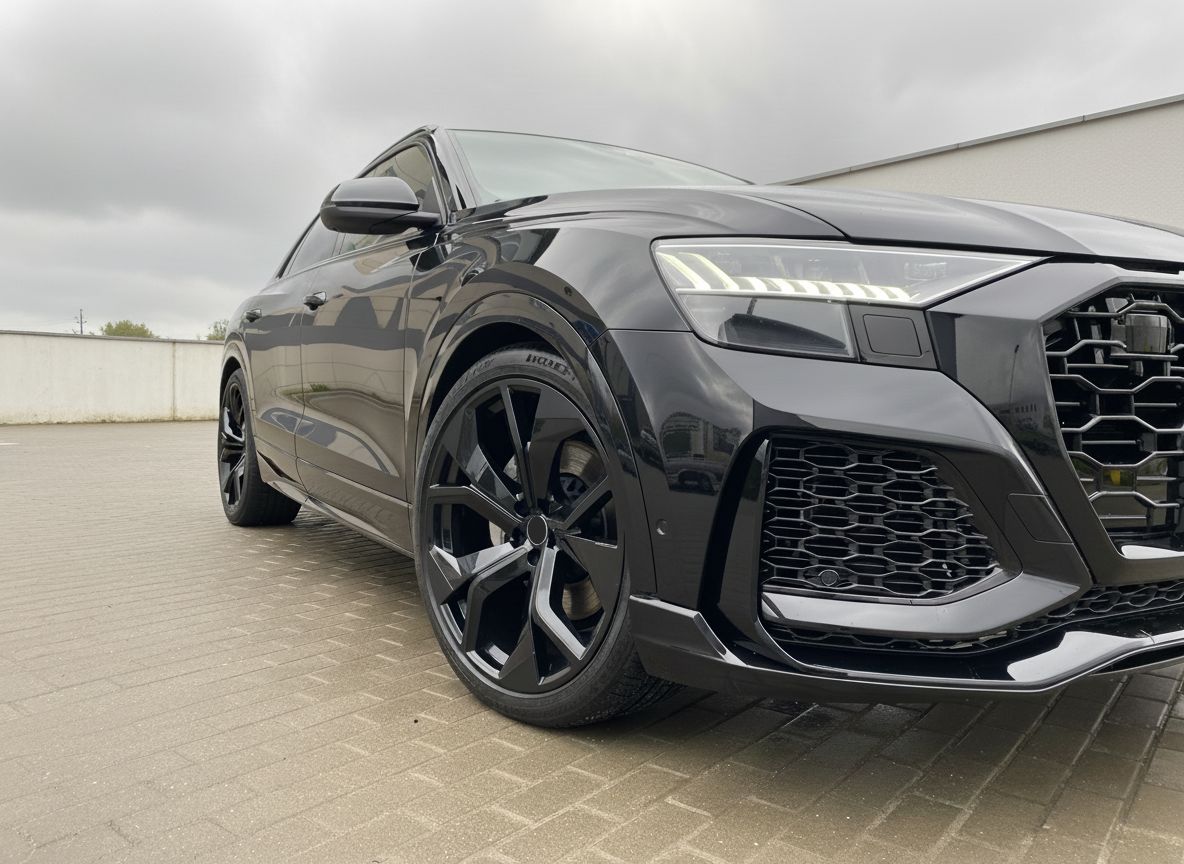 AU13 20x9 5x112 +32 66.6 Gloss Black