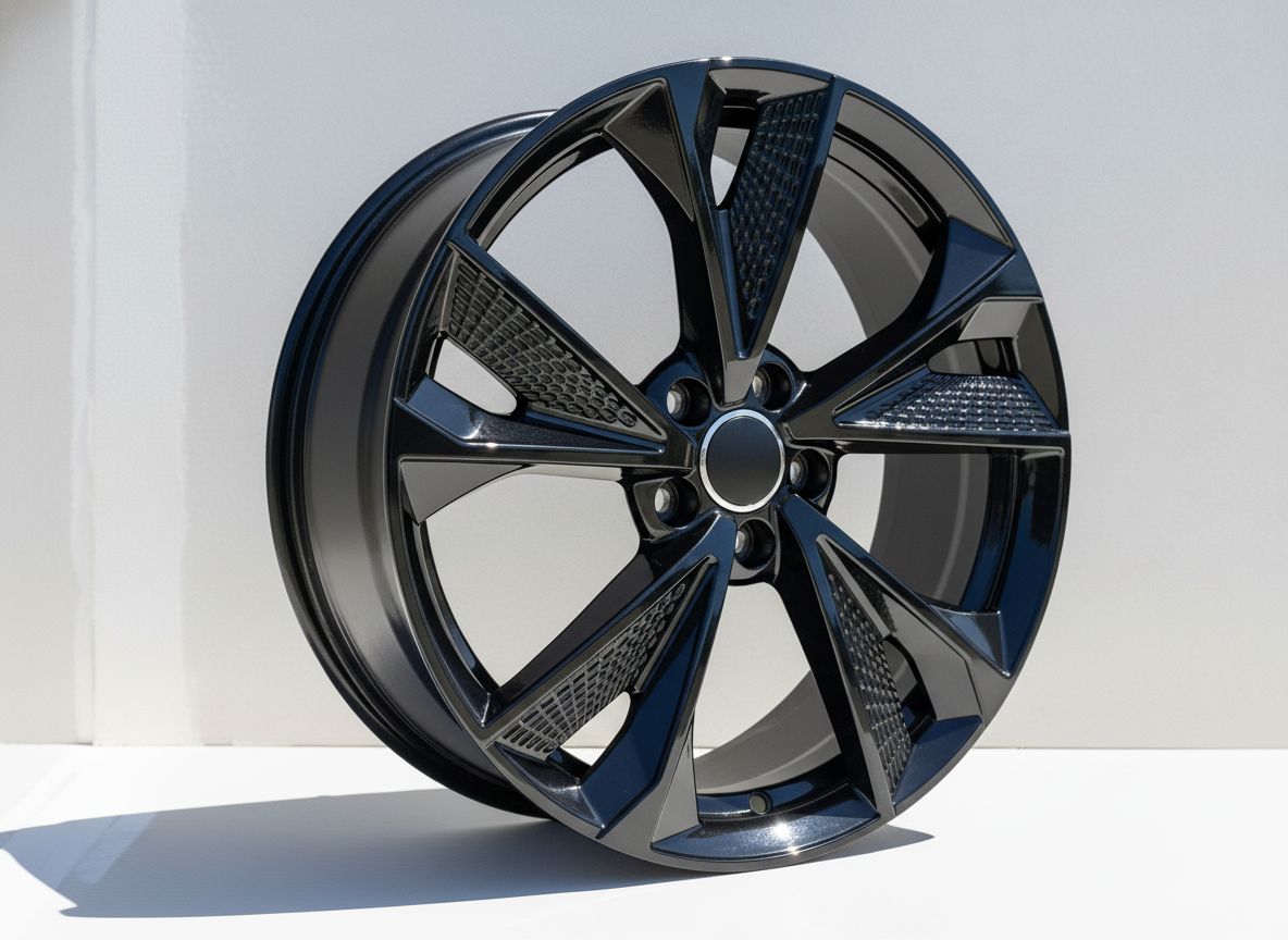 AU14 20x9 5x112 +35 66.5 Gloss Black