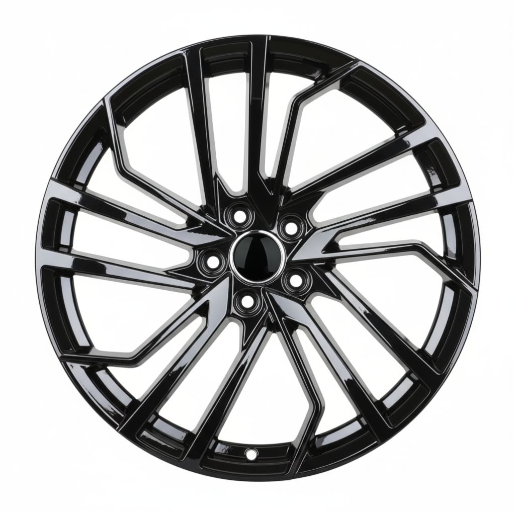 AU15 20x9 5x112 +32 66.6 Gloss Black