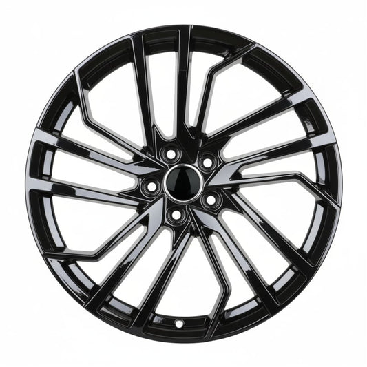 AU15 20x9 5x112 +32 66.6 Gloss Black