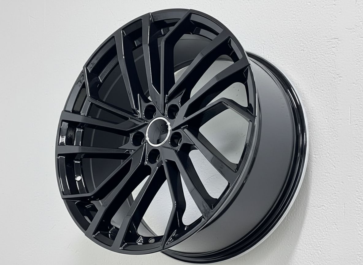 AU15 19x8.5 5x112 +32 66.6 Gloss Black