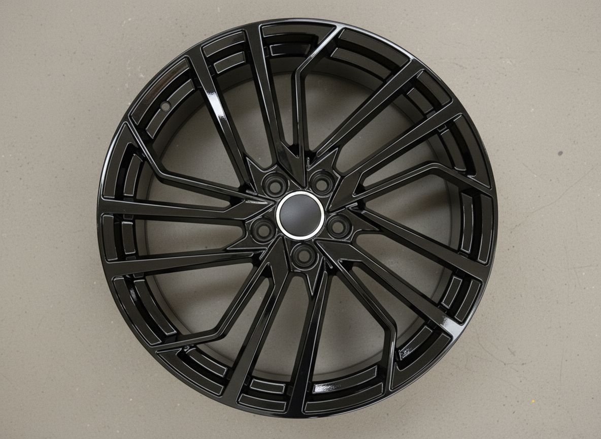 AU15 20x9 5x112 +32 66.6 Gloss Black