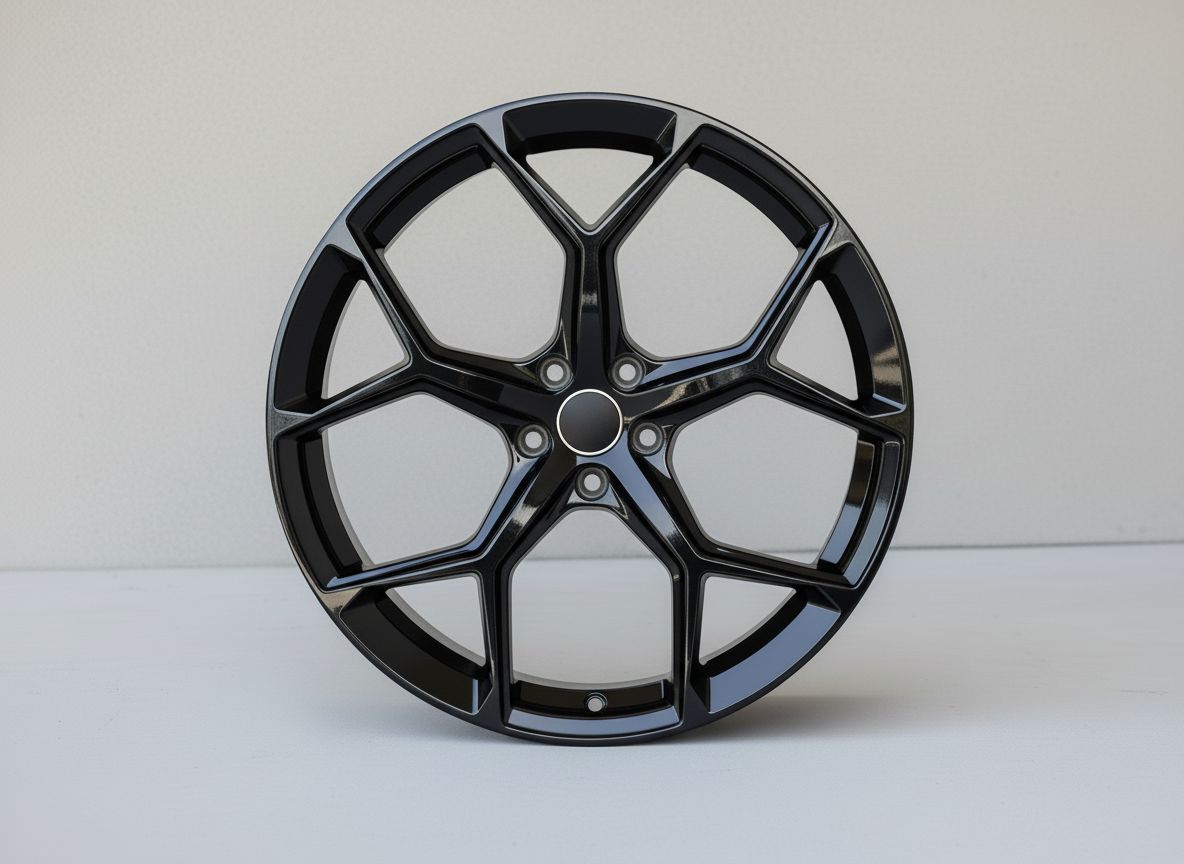 AU16 18x8 5x112 +35 66.6 Gloss Black