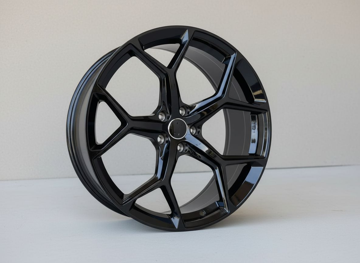 AU16 21x9 5x112 +26 66.6 Gloss Black
