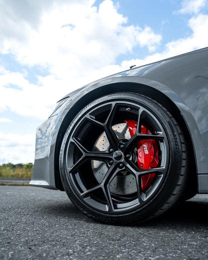 AU16 22x10 5x112 +20 66.6 Gloss Black