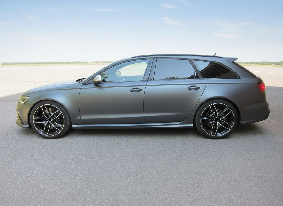 AU3 20X9 5X112 +32 66.6 Black Machined Face