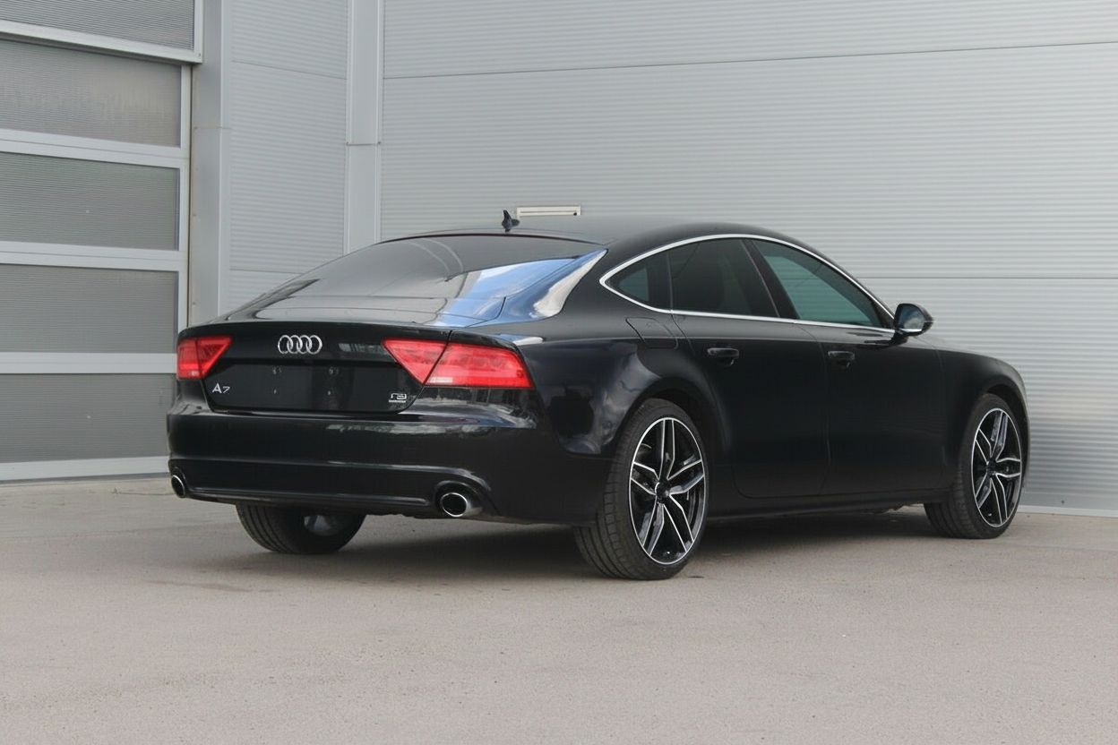 AU3 18X8 5X112 +35 66.6 Black Machined Face