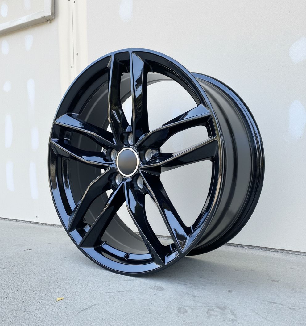 AU3 20x9 5x112 +32 66.6 Gloss Black