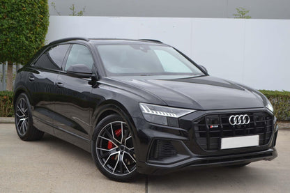 AU5 20X9 5X112 +35 66.6 Gloss Black Machined Face