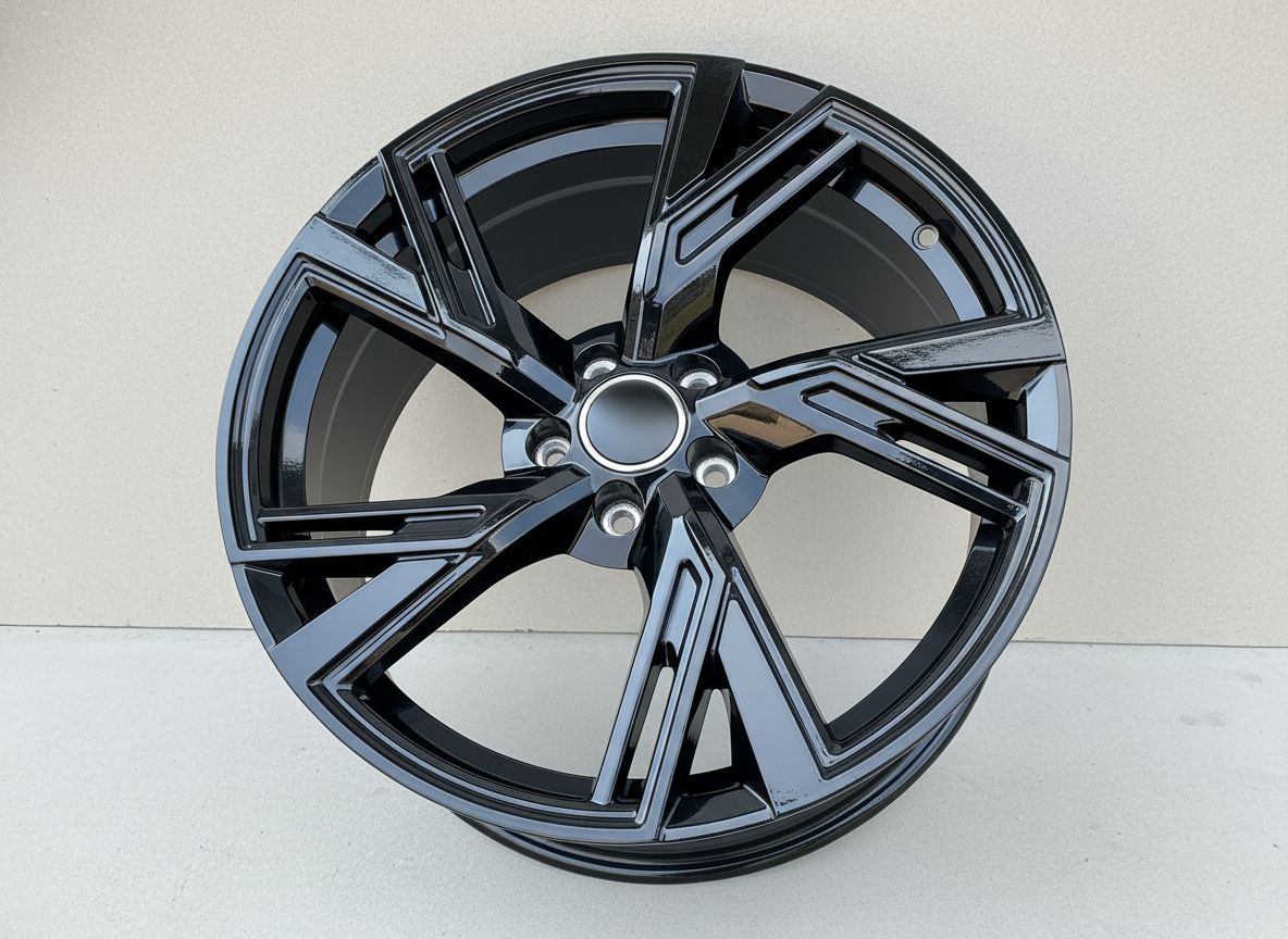 AU9 19x8.5 5x112 +35 66.6 Gloss Black