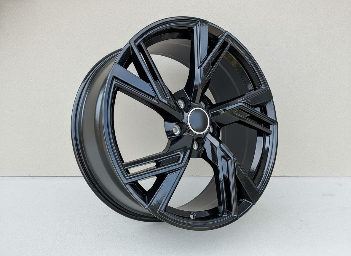 AU9 19x8.5 5x112 +35 66.6 Gloss Black