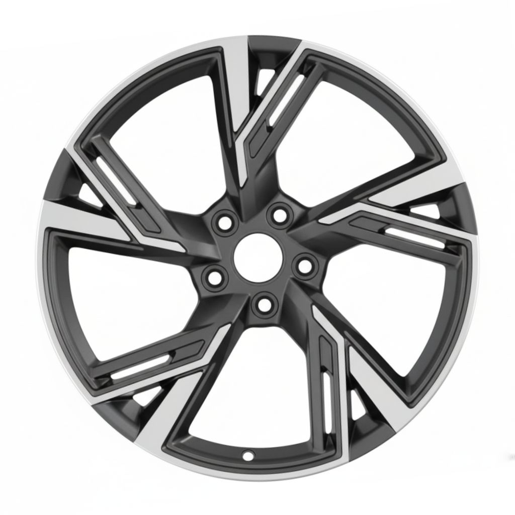 AU9 19x8.5 5x112 +32 66.6 Gunmetal Machined Face